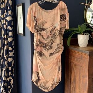 BGBG Silk Dress With Zipper Detail